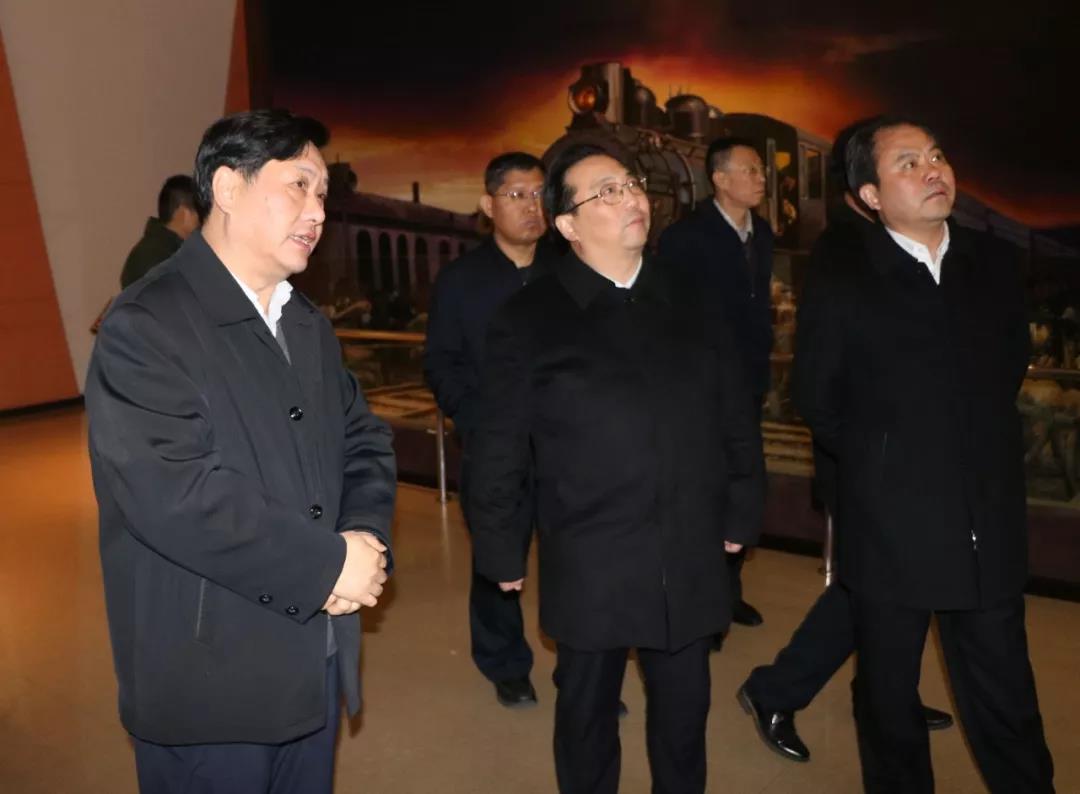 中宣部宣教局局长常勃一行到鄂豫皖革命纪念馆参观调研