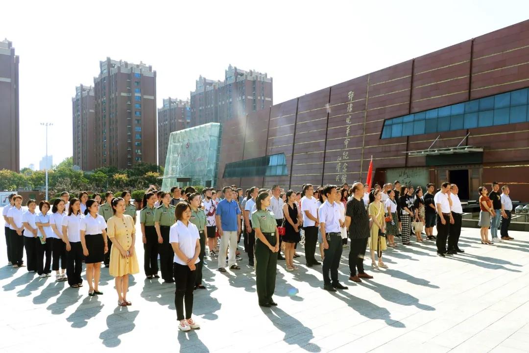 鄂豫皖革命纪念馆与全国抗战类纪念馆、博物馆同步举行中国人民抗日战争暨世界反法西斯战争胜利75周年纪念活动