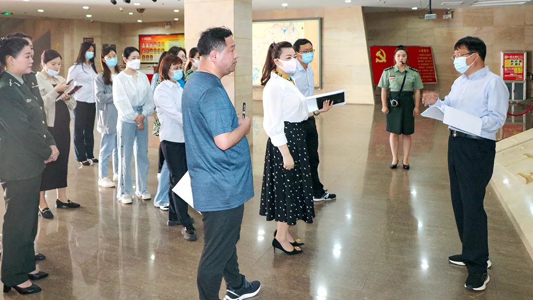 提素质 展形象——鄂豫皖革命纪念馆开展岗位练兵比武活动